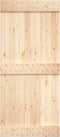 vidaXL - Deur - NARVIK - 100x210 - cm - massief - grenenhout