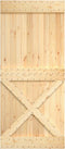 vidaXL - Deur - NARVIK - 100x210 - cm - massief - grenenhout