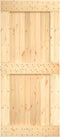 vidaXL - Deur - NARVIK - 100x210 - cm - massief - grenenhout