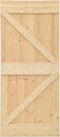 vidaXL - Deur - NARVIK - 70x210 - cm - massief - grenenhout