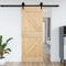 vidaXL - Deur - NARVIK - 70x210 - cm - massief - grenenhout