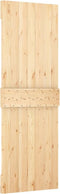 vidaXL - Deur - NARVIK - 70x210 - cm - massief - grenenhout