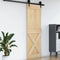 vidaXL - Deur - NARVIK - 70x210 - cm - massief - grenenhout
