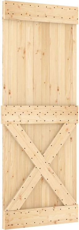 vidaXL - Deur - NARVIK - 80x210 - cm - massief - grenenhout