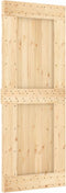 vidaXL - Deur - NARVIK - 80x210 - cm - massief - grenenhout