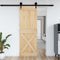 vidaXL - Deur - NARVIK - 80x210 - cm - massief - grenenhout