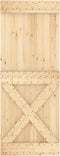 vidaXL - Deur - NARVIK - 80x210 - cm - massief - grenenhout