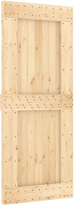 vidaXL - Deur - NARVIK - 85x210 - cm - massief - grenenhout