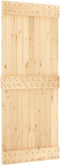vidaXL - Deur - NARVIK - 85x210 - cm - massief - grenenhout