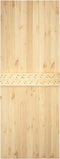 vidaXL - Deur - NARVIK - 85x210 - cm - massief - grenenhout