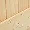 vidaXL - Deur - NARVIK - 85x210 - cm - massief - grenenhout