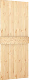 vidaXL - Deur - NARVIK - 85x210 - cm - massief - grenenhout