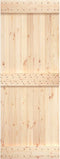 vidaXL - Deur - NARVIK - 85x210 - cm - massief - grenenhout
