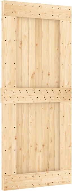 vidaXL - Deur - NARVIK - 90x210 - cm - massief - grenenhout