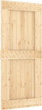 vidaXL - Deur - NARVIK - 90x210 - cm - massief - grenenhout