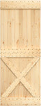 vidaXL - Deur - NARVIK - 90x210 - cm - massief - grenenhout