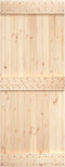 vidaXL - Deur - NARVIK - 90x210 - cm - massief - grenenhout