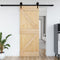 vidaXL - Deur - NARVIK - 90x210 - cm - massief - grenenhout