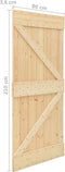 vidaXL - Deur - NARVIK - 90x210 - cm - massief - grenenhout