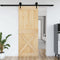 vidaXL - Deur - NARVIK - 90x210 - cm - massief - grenenhout