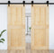 vidaXL - Deur - NARVIK - 90x210 - cm - massief - grenenhout