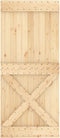 vidaXL - Deur - NARVIK - 90x210 - cm - massief - grenenhout