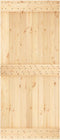 vidaXL - Deur - NARVIK - 90x210 - cm - massief - grenenhout
