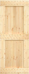 vidaXL - Deur - NARVIK - 90x210 - cm - massief - grenenhout