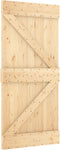 vidaXL - Deur - NARVIK - 95x210 - cm - massief - grenenhout
