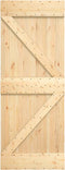 vidaXL - Deur - NARVIK - 95x210 - cm - massief - grenenhout