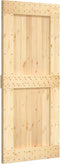 vidaXL - Deur - NARVIK - 95x210 - cm - massief - grenenhout