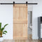 vidaXL - Deur - NARVIK - 95x210 - cm - massief - grenenhout