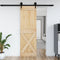 vidaXL - Deur - NARVIK - 95x210 - cm - massief - grenenhout