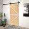 vidaXL - Deur - NARVIK - 95x210 - cm - massief - grenenhout