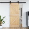 vidaXL - Deur - NARVIK - 95x210 - cm - massief - grenenhout