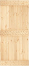 vidaXL - Deur - NARVIK - 95x210 - cm - massief - grenenhout