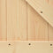 vidaXL - Deur - NARVIK - 95x210 - cm - massief - grenenhout