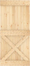 vidaXL - Deur - NARVIK - 95x210 - cm - massief - grenenhout
