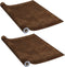 vidaXL - Deurfolies - zelfklevend - 2 - st - 210x90 - cm - PVC - donkereikenkleurig