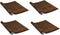 vidaXL - Deurfolies - zelfklevend - 4 - st - 210x90 - cm - PVC - donkereikenkleurig