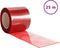 vidaXL - Deurgordijn - 200x1,6 - mm - 25 - m - PVC - rood