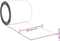 vidaXL - Deurgordijn - 200x1,6 - mm - 25 - m - PVC - rood