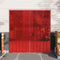 vidaXL - Deurgordijn - 200x1,6 - mm - 50 - m - PVC - rood