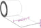 vidaXL - Deurgordijn - 200x1,6 - mm - 50 - m - PVC - rood