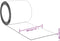vidaXL - Deurgordijn - 200x1,6 - mm - 50 - m - PVC - transparant