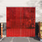vidaXL - Deurgordijn - 300x2,6 - mm - 10 - m - PVC - rood