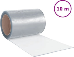 vidaXL - Deurgordijn - 300x2,6 - mm - 10 - m - PVC - transparant