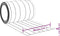 vidaXL - Deurgordijn - 300x2,6 - mm - 25 - m - PVC - transparant