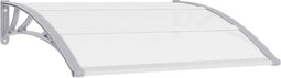 vidaXL - Deurluifel - 120x80 - cm - PC - grijs - en - transparant