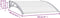 vidaXL - Deurluifel - 120x80 - cm - PC - grijs - en - transparant